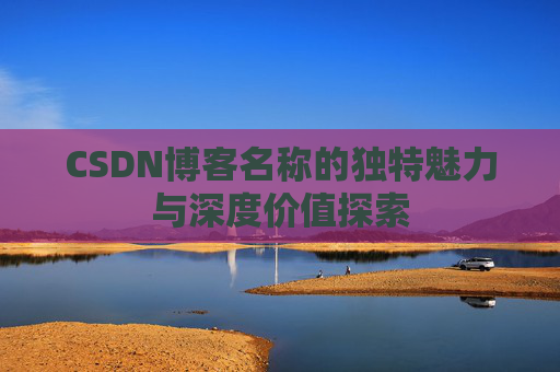 CSDN博客名称的独特魅力与深度价值探索